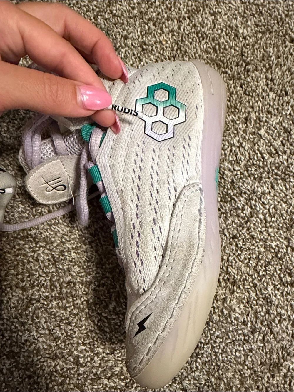 Rudis Hildebrandt Girl's Wrestling Shoes - Electric Lilac Youth size 3